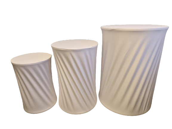Cake Tables with white cover